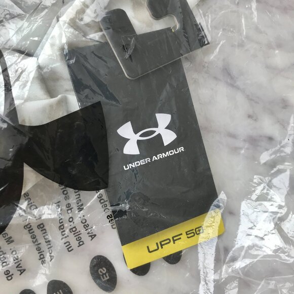 Under Armour UA Light Stretch Women's Visor Cap White Quartz / Timberwolf Taupe - Picture 7 of 7